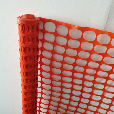 Clôture de sécurité routière rigide orange