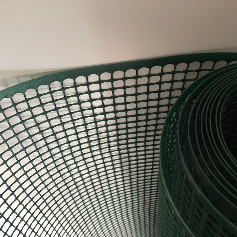 Maille carrée en plastique de jardin résistant de PE