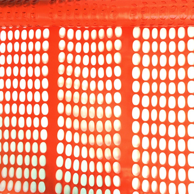 Clôture de sécurité extérieure orange extensible