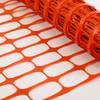 Maille de barrière de sécurité orange en plastique clôturant 1mx50m pour l'extérieur