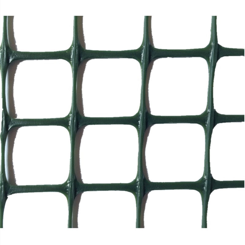 Clôture de jardin de maille carrée en plastique temporaire de couleur verte de 20 * 20mm HDPE
